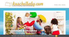 Desktop Screenshot of kuschelbaby.com