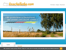 Tablet Screenshot of kuschelbaby.com